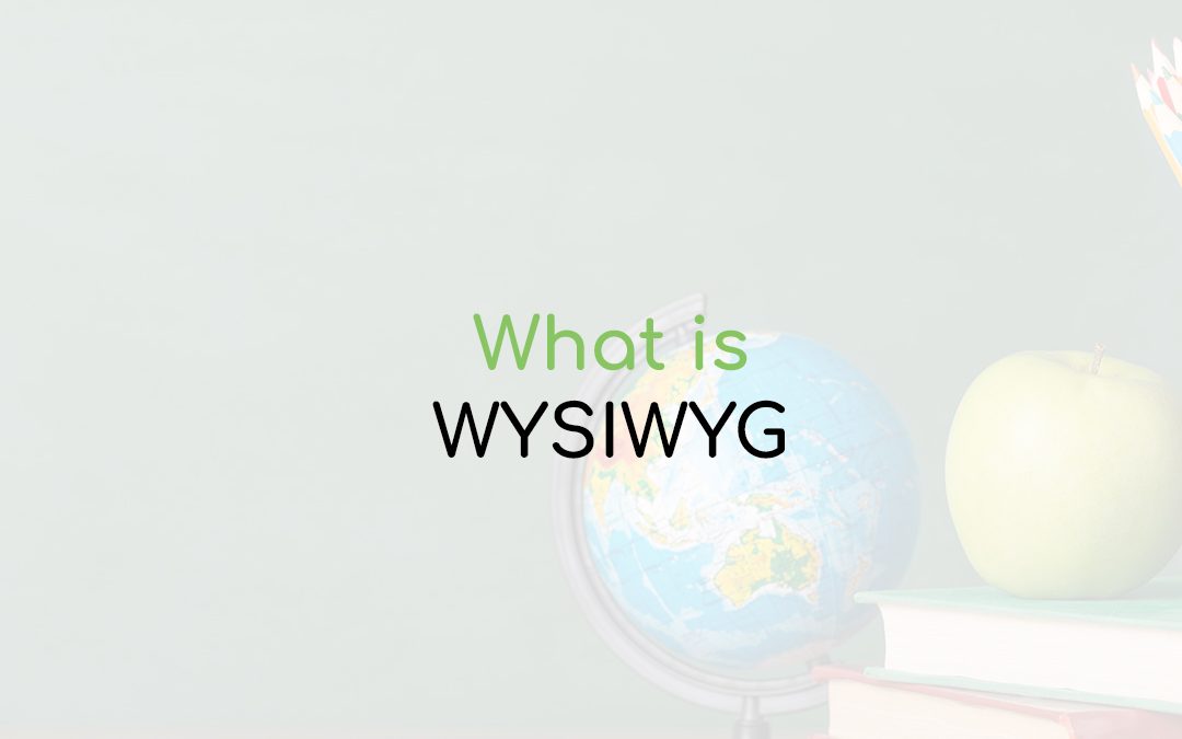 WYSIWYG