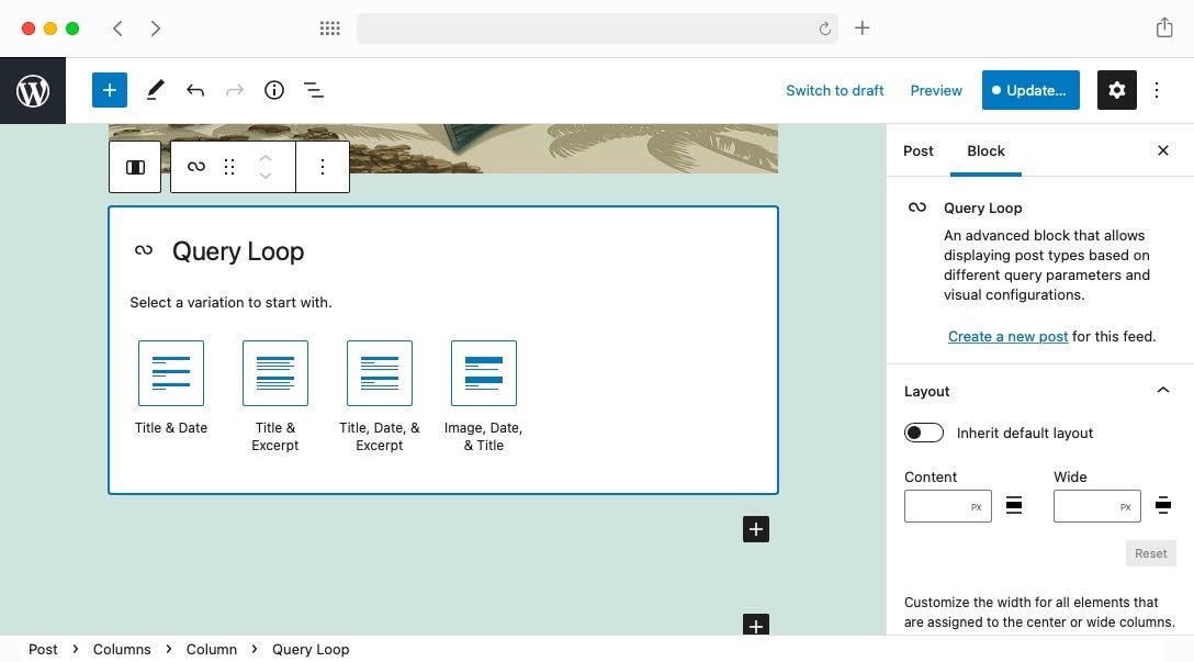 The Query Loop block offers a nice balance between functionality and ease of use.