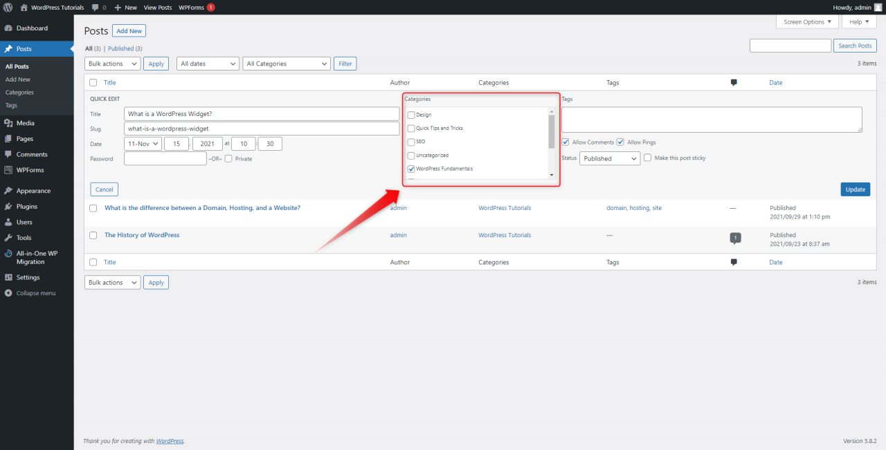 How to Add Categories in WordPress and Assign Posts to Them - ZETTAHOST