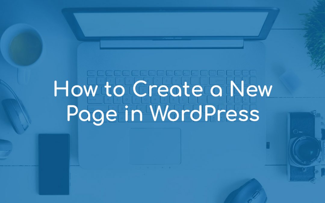 How to Create a New Page in WordPress
