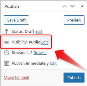 WordPress Post Visibility Options 