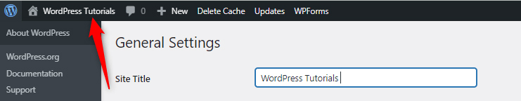 WordPress Changing Title Tag within Admin Dashboard