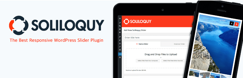 WordPress Gutenberg Soliloquy Slider Plugin