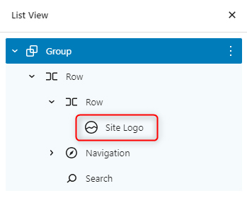 WordPress Gutenberg Add Site Logo Site Appearance Editor List Site Logo 